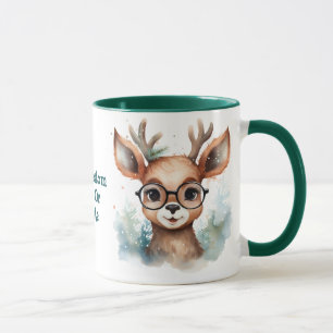 Mug Cute Porcupine Père Noël Porcupine Christmas Spiri