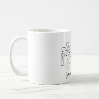 Mug Cute Puzzle Couple "Tu Me Complètes" Saint-Valenti