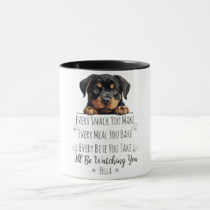 Mug Cute Rottweiler Chien Drôle Personnalisé