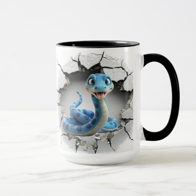 Mug Cute serpent 3D (Droite)