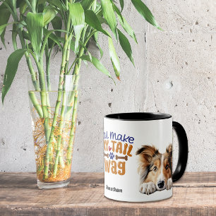 Mug Cute Shetland Sheepdog You Make My Tail Wag