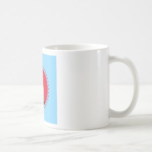 Mug Cute Siberian Husky Joyeux Points rouges bleus d'a