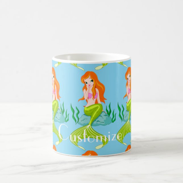Mug Cute Sirène Redhead Thunder_Cove  (Centre)