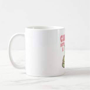 Mug Cute Snake Curl Up Avec Un Bon Livre