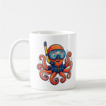Cute Snorkeling Octopus - Ocean Explorer
