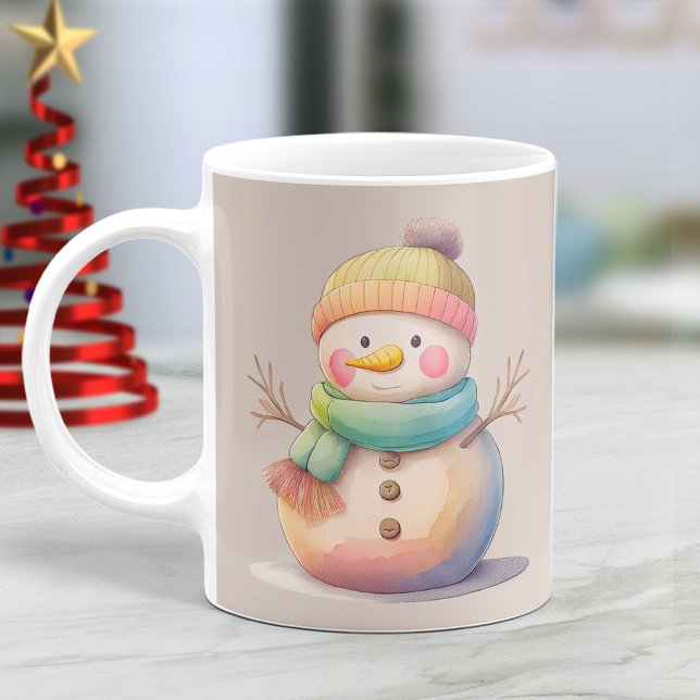Mug Cute Snowman Let It Snow (Créateur téléchargé)