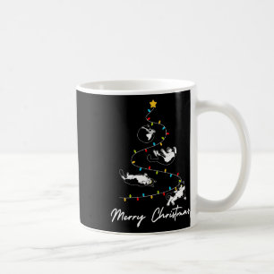 Mug Cute Tuxedo Chats Feux de Noël Propriétaire Chat L