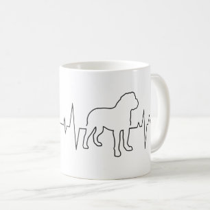 Mug Cute Valentine's Day Thème Amoureux des chiens Hea