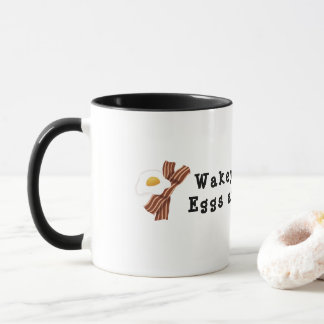 Mug Cute Wakey, Wakey, Oeufs Et Boug De Café Bakey