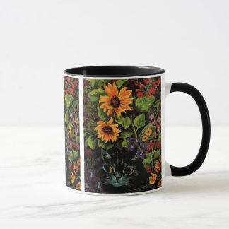 Mug Cute White Cat Peinture de Louis Wain