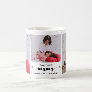 Mug Cute World's Best Mama Photo Collage Mother's Day 