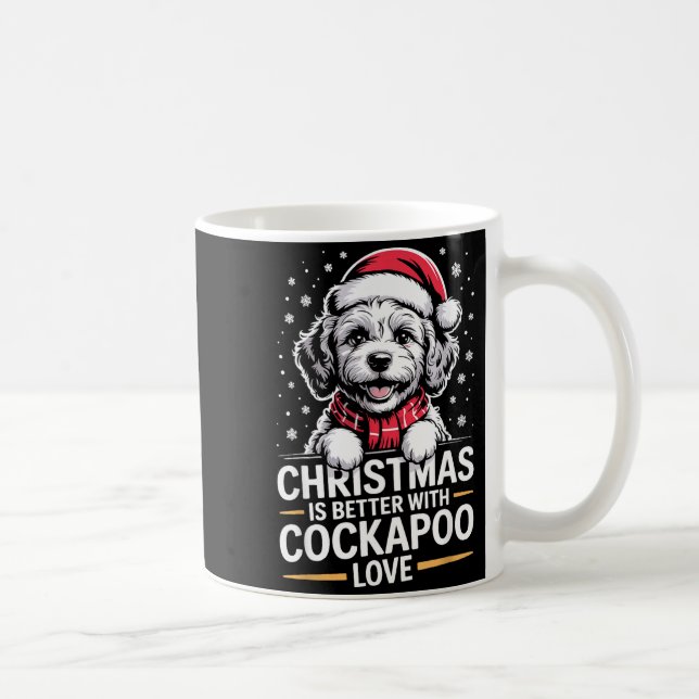 Mug Cute Xmas Puppy Dog Christmas Is Better With Ao Lo (Droite)
