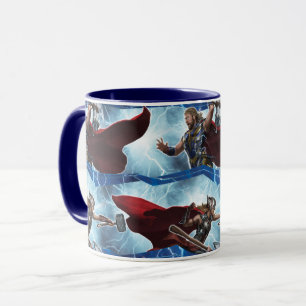 Mug Cuve électrique et Motif puissant