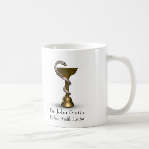 Mug Cuvette en bronze de serpent Médicale Hygieia Cadu