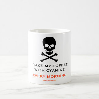 MUG CYANURE, SUICIDE, POISON