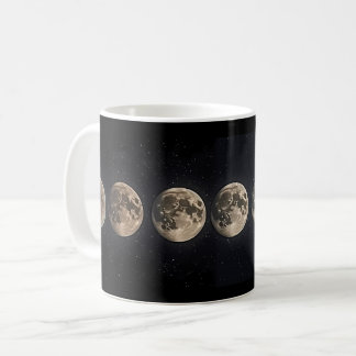 Mug cycle lune dans l'espace