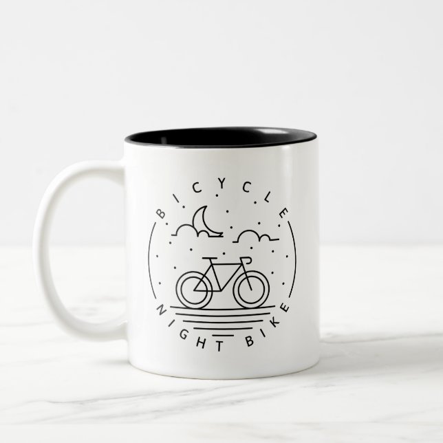 Mug cycliste | Bouteille à vélo | tasse à bicyclet (Gauche)