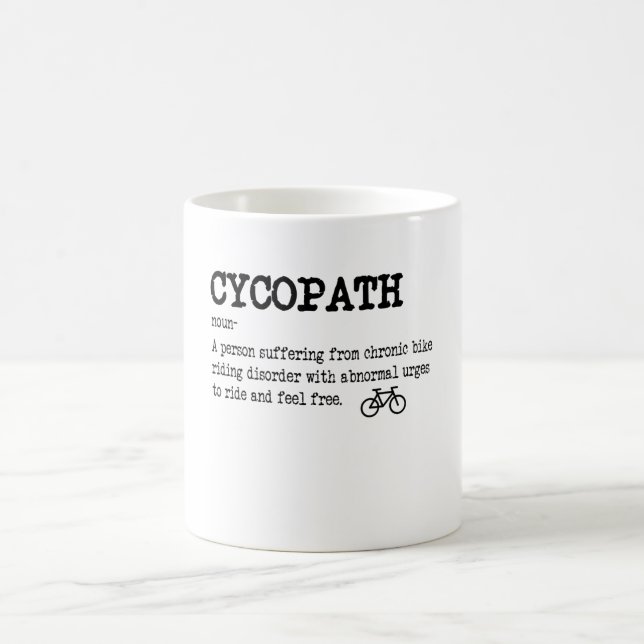 Mug Cycliste cycliste cycliste CYCOPATH Funny Cyclist (Centre)