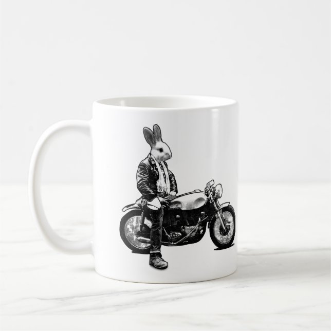 Mug Cycliste de lapin (Gauche)