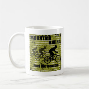 Mug Cycliste VTT Descente - Vélo Tout Terrain