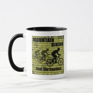 Mug Cycliste VTT Descente - Vélo Tout Terrain
