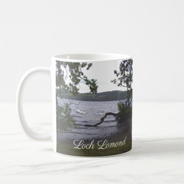 Mug Cygnes sur Loch Lomond (Gauche)