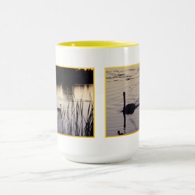 Mug Cygnes trompettes à Dusk Style 2 (Centre)