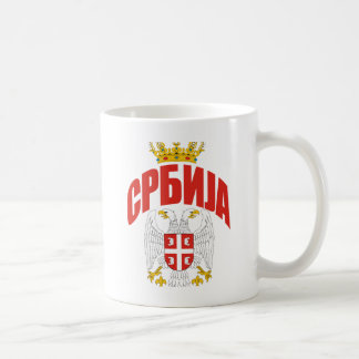 Mug Cyrillique de la Serbie