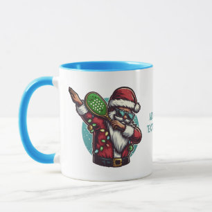 Mug Daballer Père Noël Pickleballer Christmas tee Spor