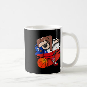 Mug Dabbing Beagle Chili Jersey Amoureux du squelette