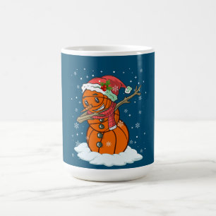 Mug Dabbing Snowman Basketball Ball Tee Noël Sant