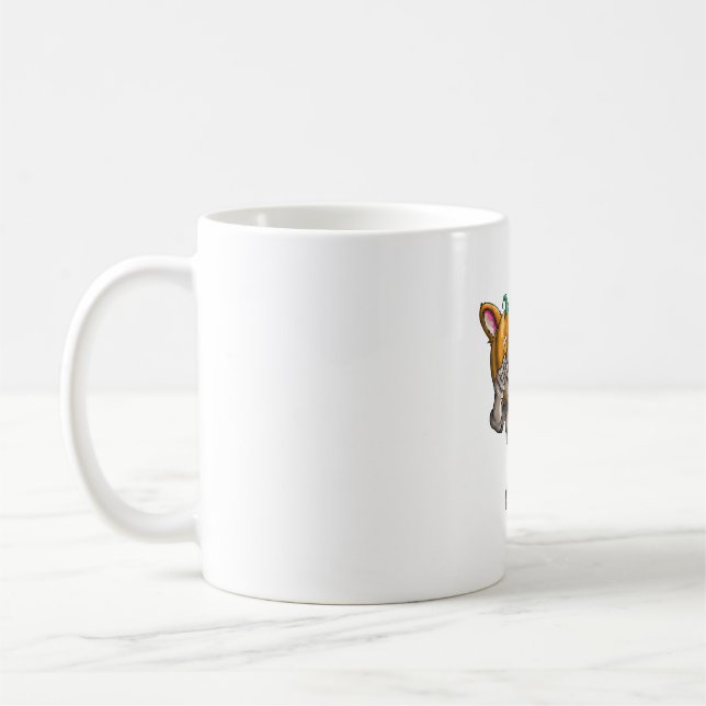 Mug Dabeton Corgi Cute Halloween Corgi Funny (Gauche)