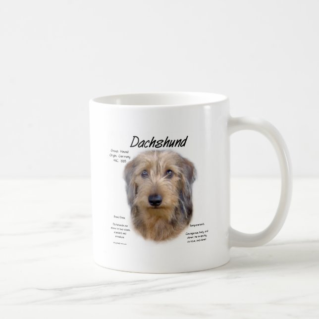 Mug Dachshund (cheveux filaires) (Droite)