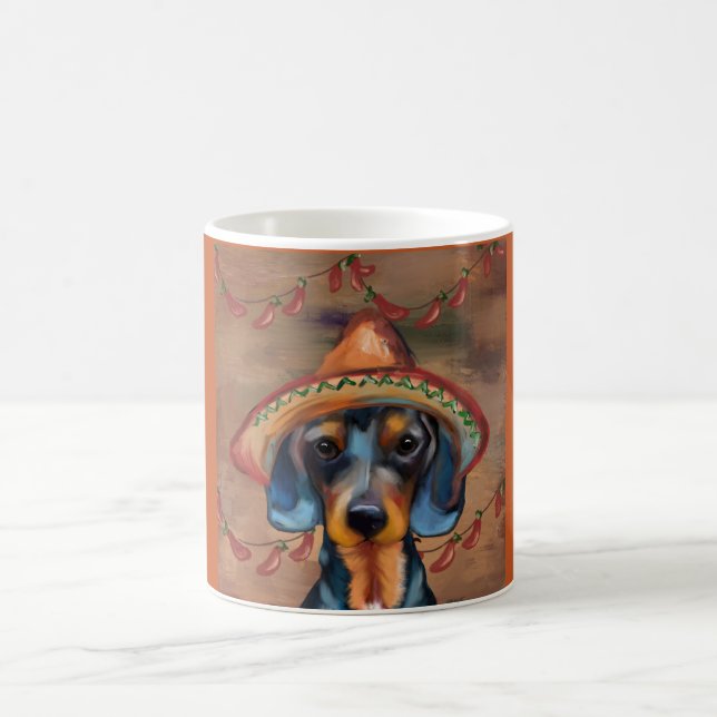 Mug Dachshund Cinco de Mayo (Centre)