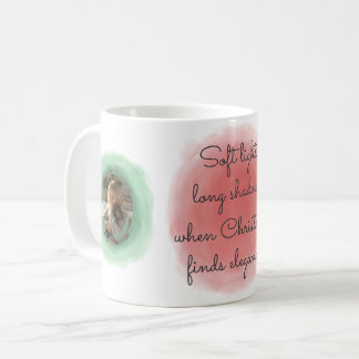 Mug Dachshund de Noël à l'aquarelle – Photo personnali