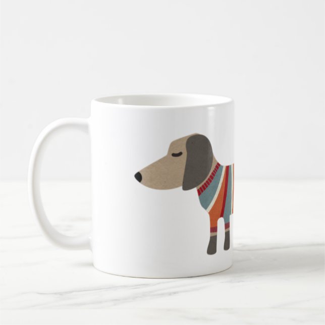 Mug Dachshund Dog amusant (Gauche)