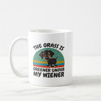 Mug Dachshund L'Herbe Greener Sous Mon Chien Wiener Fu
