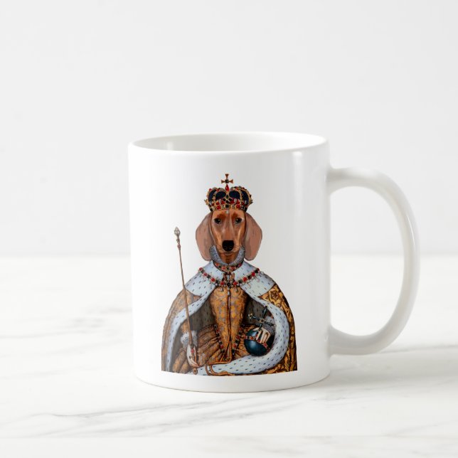 Mug Dachshund Queen 2 (Droite)