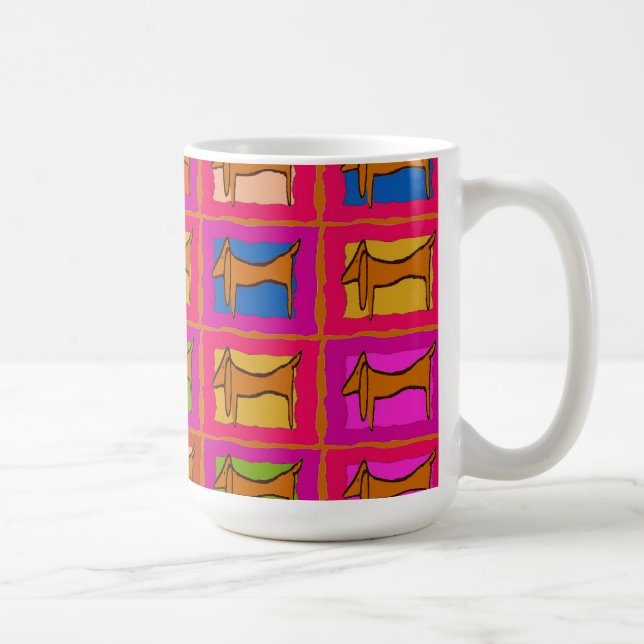 Mug Dachshund Quilt (Droite)