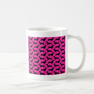 Mug Dachshunds Pink Polka