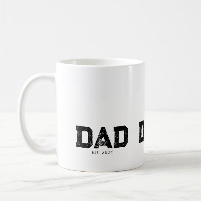 Mug Dad Established New Dad Gift (Gauche)