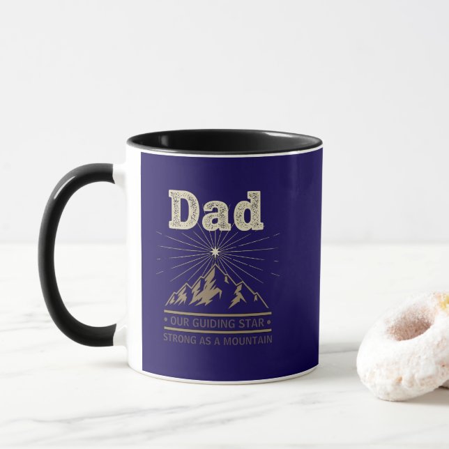 Mug Dad Guiding Star Mountain (Avec donut)