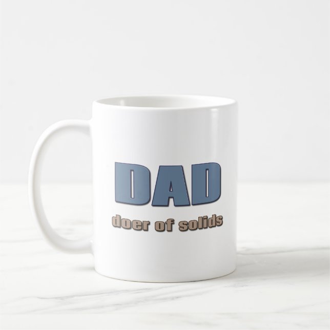 Mug DAD : Porte de pâte à café solide (Gauche)
