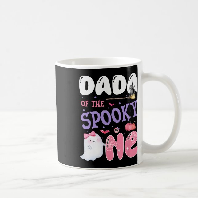 Mug Dada Du Éffrayant 1er Anniversaire Halloween rose (Droite)
