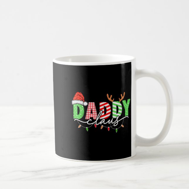 Mug Daddy Claus Xmas Christmas Lights Pajama Family Ma (Droite)