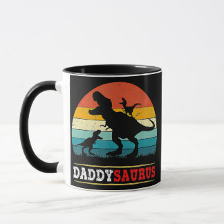Mug Daddy Dinosaur Daddysaurus 2 Fête des pères pour e