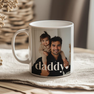 Mug Daddy Heart - Photo de première Fête des pères