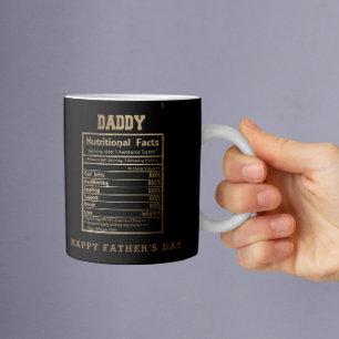 Mug Daddy Informations nutritionnelles Fête des pères