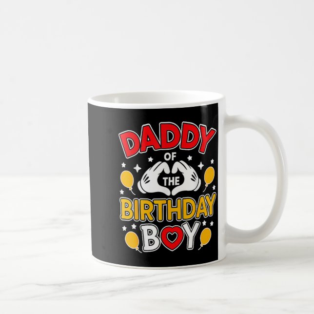 Mug Daddy Of The Birthday Boy Shirt Matching Dad Son F (Droite)