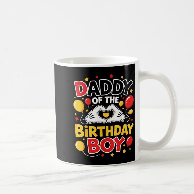 Mug Daddy Of The Birthday Boy Shirt Matching Dad Son F (Droite)